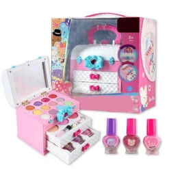 Jeux De Maquillage Pour Princesse -Princesse Magique Cosplay Boutique Bo te cosm tiques de maquillage pour enfants ensemble de jeu de maquillage de princesse rouge 2 1