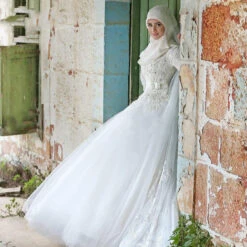 Robe De Mariée Princesse Pour Femme Voilée -Princesse Magique Cosplay Boutique H7aba935290df47da853f79931bb9aeaeO 1