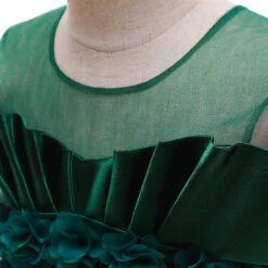 Robe Cérémonie Fille Vert Émeraude -Princesse Magique Cosplay Boutique Had6480358834419fbc2acab52cd875b3e 1