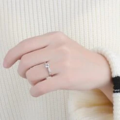 Bague Fiançailles Taille Princesse 5 Bague Fiançailles Taille Princesse -Princesse Magique Cosplay Boutique Kuziduocai bijoux nouvelle mode en acier inoxydable Zircon blouissant anneaux de mariage l gants pour femmes 1