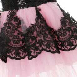 Robe Bébé Noire -Princesse Magique Cosplay Boutique Robe Tutu de princesse en dentelle pour filles v tements Tutu de mariage en Tulle pour 4 1