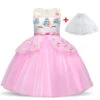 Robe De Princesse Fille Avec Jupon