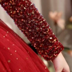 Robe Princesse Tulle Pailleté -Princesse Magique Cosplay Boutique Robe de princesse gros n ud pour filles v tements de no l et nouvel an 2 1