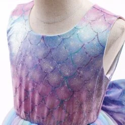 Déguisement Robe De Princesse Bleue -Princesse Magique Cosplay Boutique Robe de princesse pour filles Costume d halloween tenue de mariage Cosplay cadeau d anniversaire pour 3 1