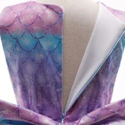 Déguisement Robe De Princesse Bleue -Princesse Magique Cosplay Boutique Robe de princesse pour filles Costume d halloween tenue de mariage Cosplay cadeau d anniversaire pour 4 1