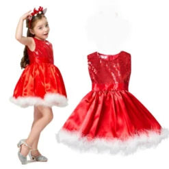 Robe Princesse Noël Fille