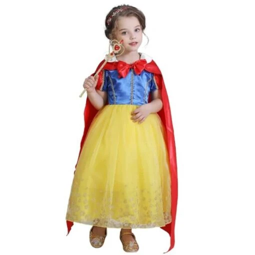 Robe De Princesse Fille Blanche Neige