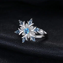 Bague Flocon De Neige -Princesse Magique Cosplay Boutique bague flocon