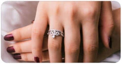 Bague Couronne Scintillante -Princesse Magique Cosplay Boutique bague scintillante