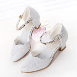 Chaussures Fille Cérémonie Paillettes 5 Chaussures Fille Cérémonie Paillettes -Princesse Magique Cosplay Boutique chaussure ceremonie paillette