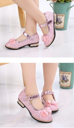 Chaussures Fille Noir Et Rose -Princesse Magique Cosplay Boutique chaussures noir rose enfant