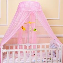 Ciel De Lit Bébé Rose Pale