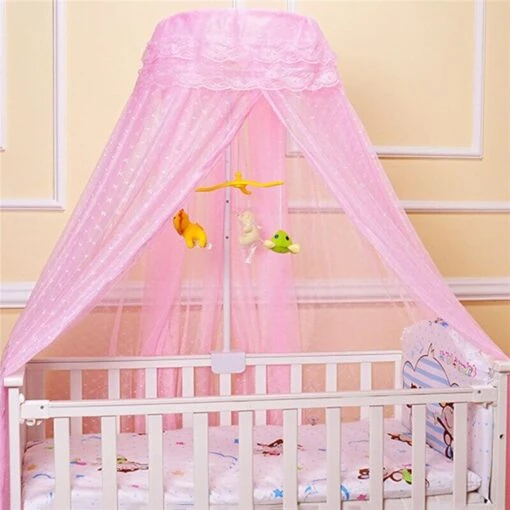 Ciel De Lit Bébé Rose Pale