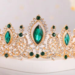 Couronne Vert Émeraude -Princesse Magique Cosplay Boutique couronne vert