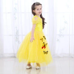 Robe Princesse Lumière Et Or -Princesse Magique Cosplay Boutique deguisement princesse lumiere et or