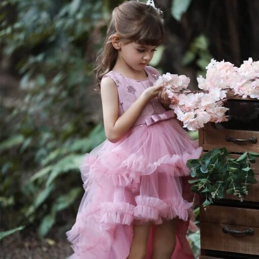 Déguisement Princesse Rose Fille