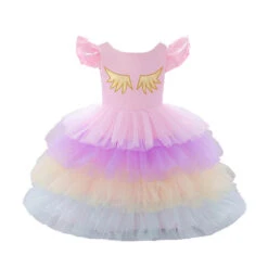 Déguisement Princesse Rose Petite Fille