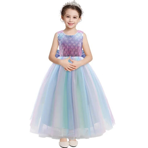 Déguisement Robe De Princesse Bleue