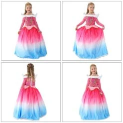 Robe Princesse Fushia -Princesse Magique Cosplay Boutique deguisement rose fushia fille