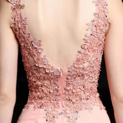 Robe De Bal De Promo Rose 7 Robe De Bal De Promo Rose -Princesse Magique Cosplay Boutique dos robe princesse 1