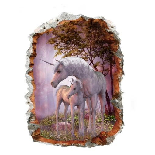 Grand Autocollant Licorne