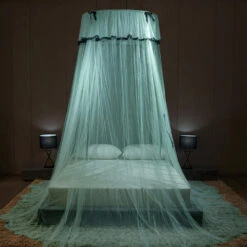 Ciel De Lit Vert Émeraude -Princesse Magique Cosplay Boutique moustiquaire verte emeraude