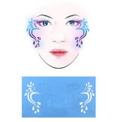 Pochoir Maquillage Sirène