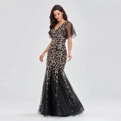 Robe De Bal Princesse Noir -Princesse Magique Cosplay Boutique robe bal noir 1