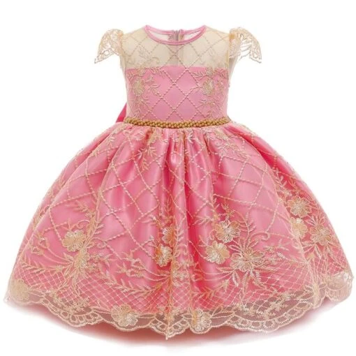 Robe Bébé Fille Rose Gold