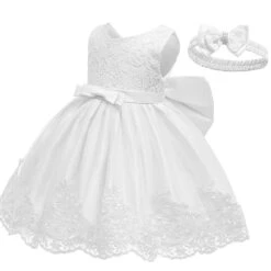 Robe Blanche Bébé Baptême 5 Robe Blanche Bébé Baptême -Princesse Magique Cosplay Boutique robe blanche bapteme