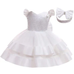 Robe Bébé Blanche Baptême -Princesse Magique Cosplay Boutique robe blanche bapteme 263f0f33 5c6b 4aa0 8bd7 9545d257ce48