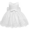 Robe Blanche Bébé Baptême
