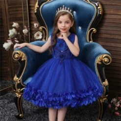 Robe Princesse Bleue Marine -Princesse Magique Cosplay Boutique robe bleu marine fille