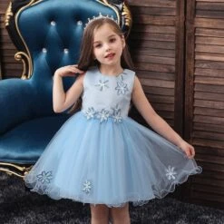 Robe Bleu Princesse Tulle -Princesse Magique Cosplay Boutique robe bleu princesse tulle