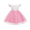 Robe Cérémonie Bébé Fille Rose