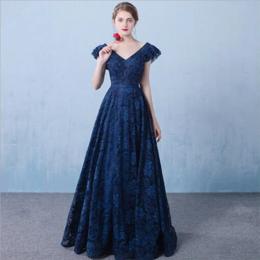 Robe De Bal Princesse Bleu Roi