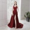 Robe De Bal Rouge Brillante