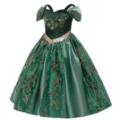 Robe De Princesse Verte Émeraude -Princesse Magique Cosplay Boutique robe de princesse anna