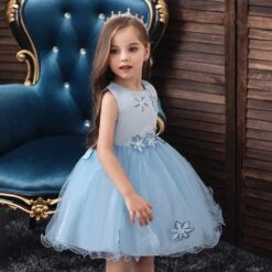 Robe Bleu Princesse Tulle -Princesse Magique Cosplay Boutique robe de princesse bleu tulle