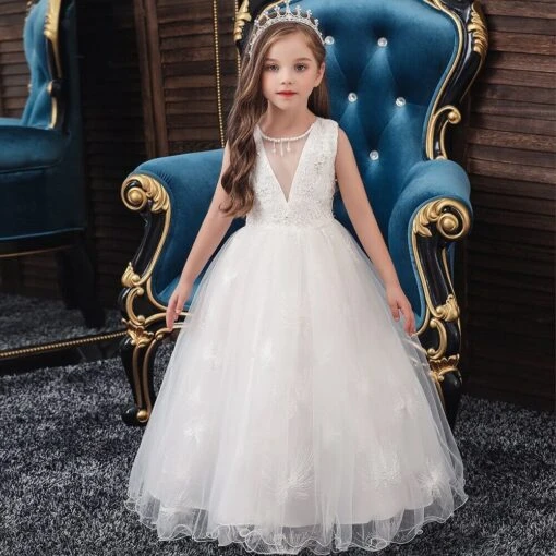 Robe De Princesse Petite Fille Cérémonie