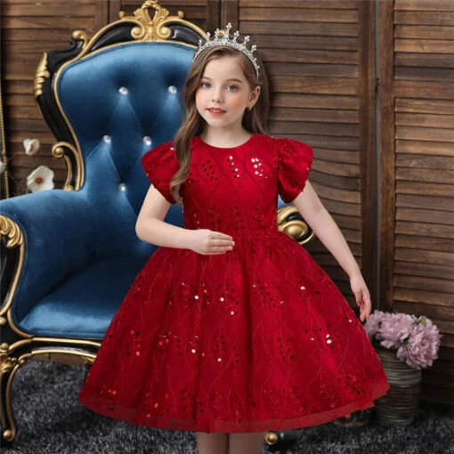 Robe De Princesse Petite Fille Mariage
