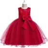 Robe De Princesse Petite Fille Rouge