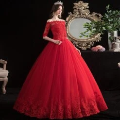 Robe De Mariée Princesse Rouge 11 Robe De Mariée Princesse Rouge -Princesse Magique Cosplay Boutique robe mariage rouge princesse