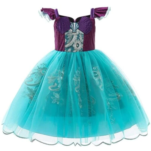 Robe Motif Sirène Fille