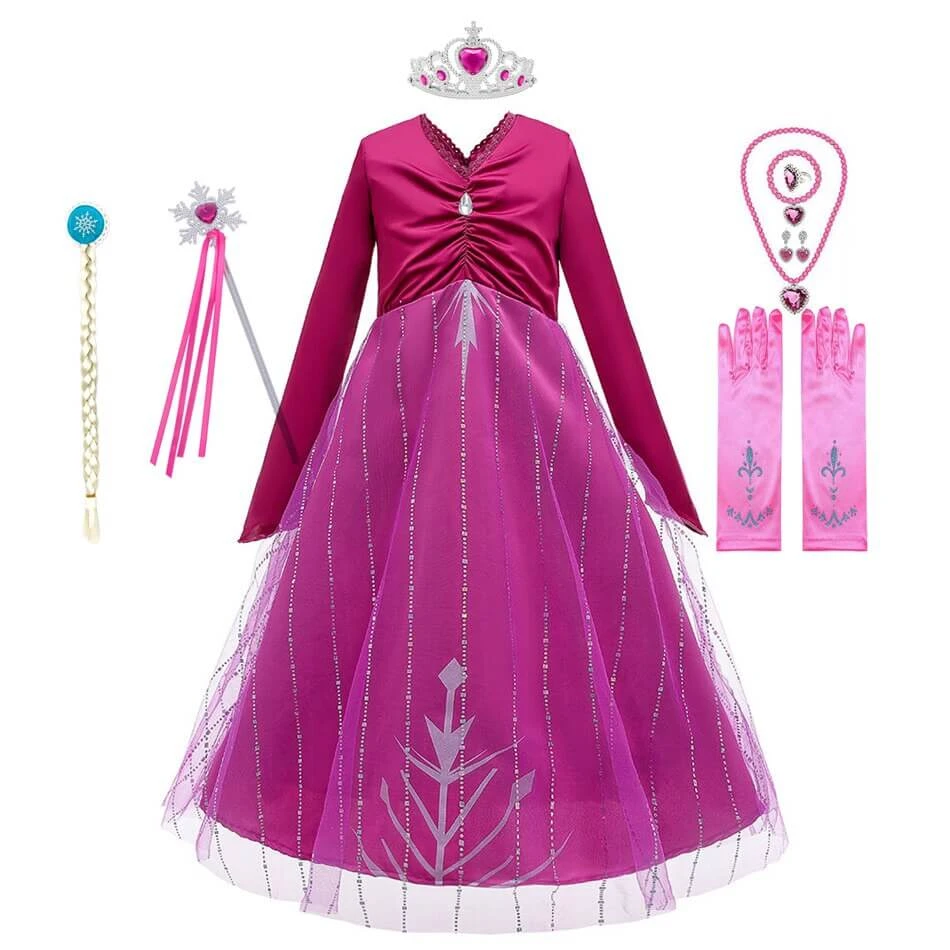 Robe De Princesse Déguisement Fille 5 Robe De Princesse Déguisement Fille – Image 5