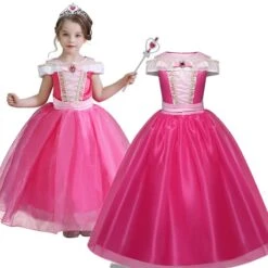 Robe Princesse Rose Fushia -Princesse Magique Cosplay Boutique robe princesse fushia