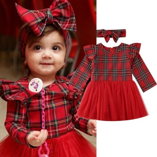 Robe Princesse Noël Bébé