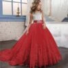 Robe Princesse Rouge Et Blanche