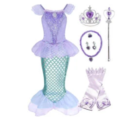 Robe Princesse Sirène -Princesse Magique Cosplay Boutique robe princesse sirene