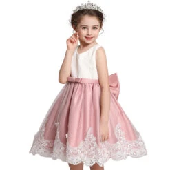 Robe Princesse Rose Et Blanc -Princesse Magique Cosplay Boutique robe rose blanc fille